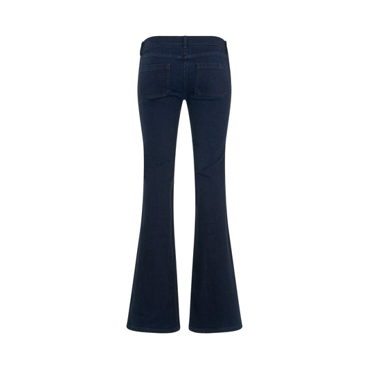 Pant with Buttons in Blue