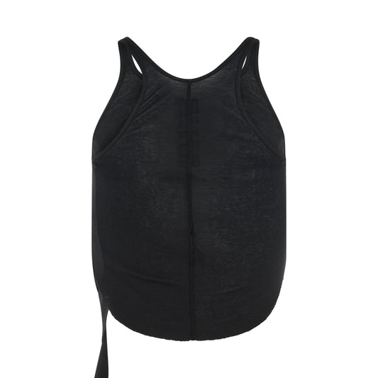 Basic Cropped Tank Top in Black