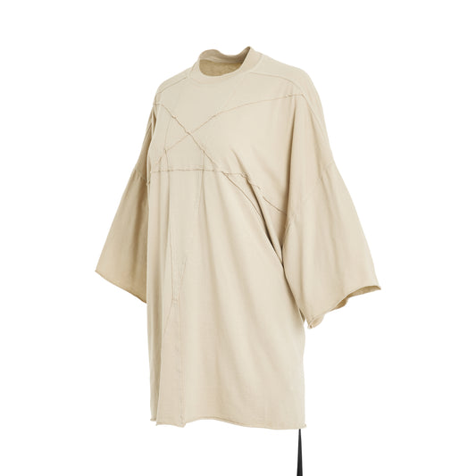 Jumbo Penta Seam Tommy T-Shirt in Pearl