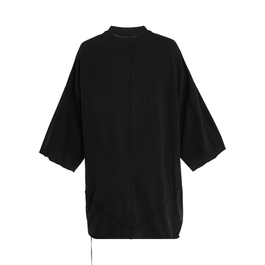 Jumbo Penta Seam Tommy T-Shirt in Black