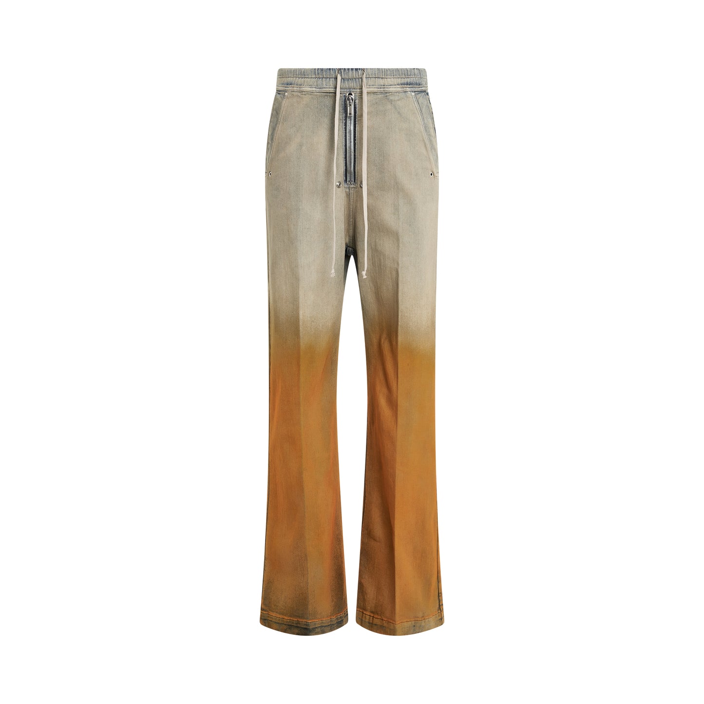 Geth Bela Denim Pats in Sky/Orange Degrade