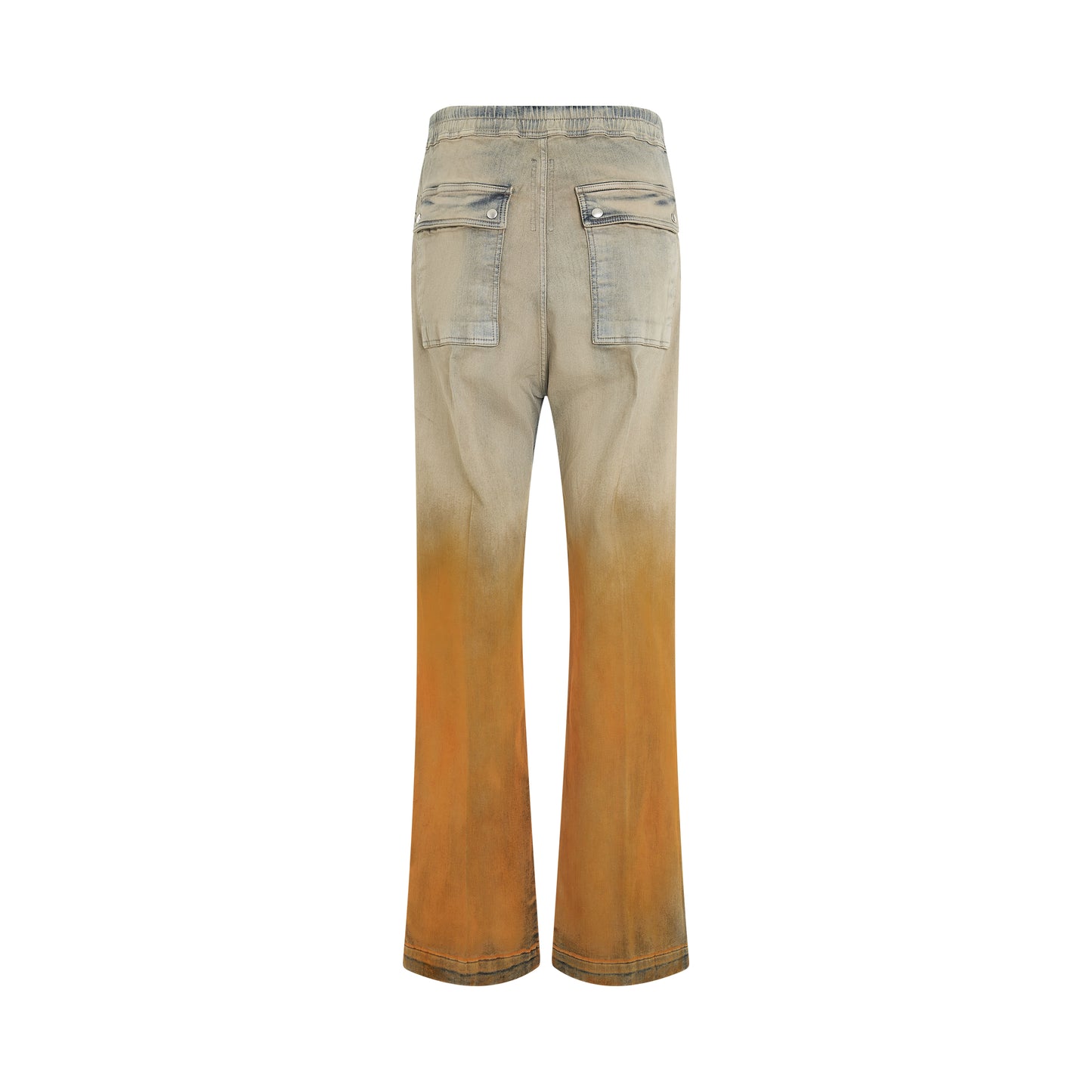 Geth Bela Denim Pats in Sky/Orange Degrade