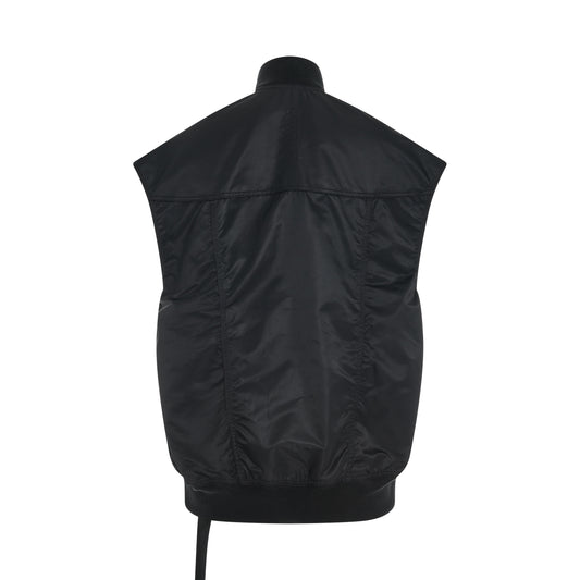 Jumbo Flight Vest in Black