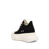 Abstract Sneaker in Black/Milk Back View | RICK OWENS DRKSHDW