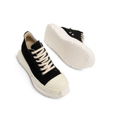 Abstract Sneaker in Black/Milk Top View | RICK OWENS DRKSHDW
