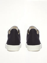 Low Sneaks in Black/Milk  | RICK OWENS DRKSHDW