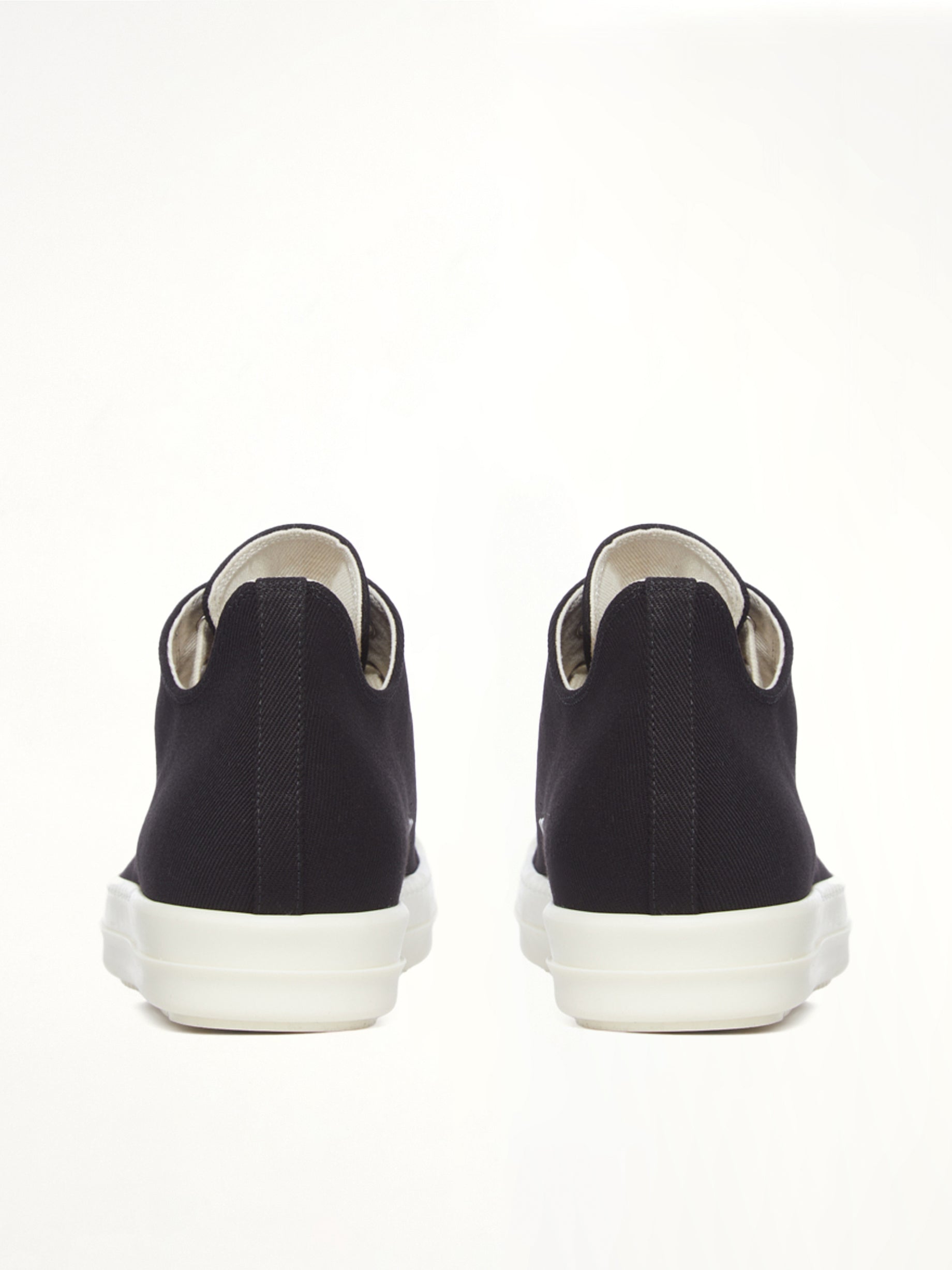 Low Sneaks in Black/Milk  | RICK OWENS DRKSHDW