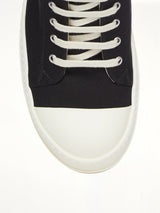 Low Sneaks in Black/Milk  | RICK OWENS DRKSHDW