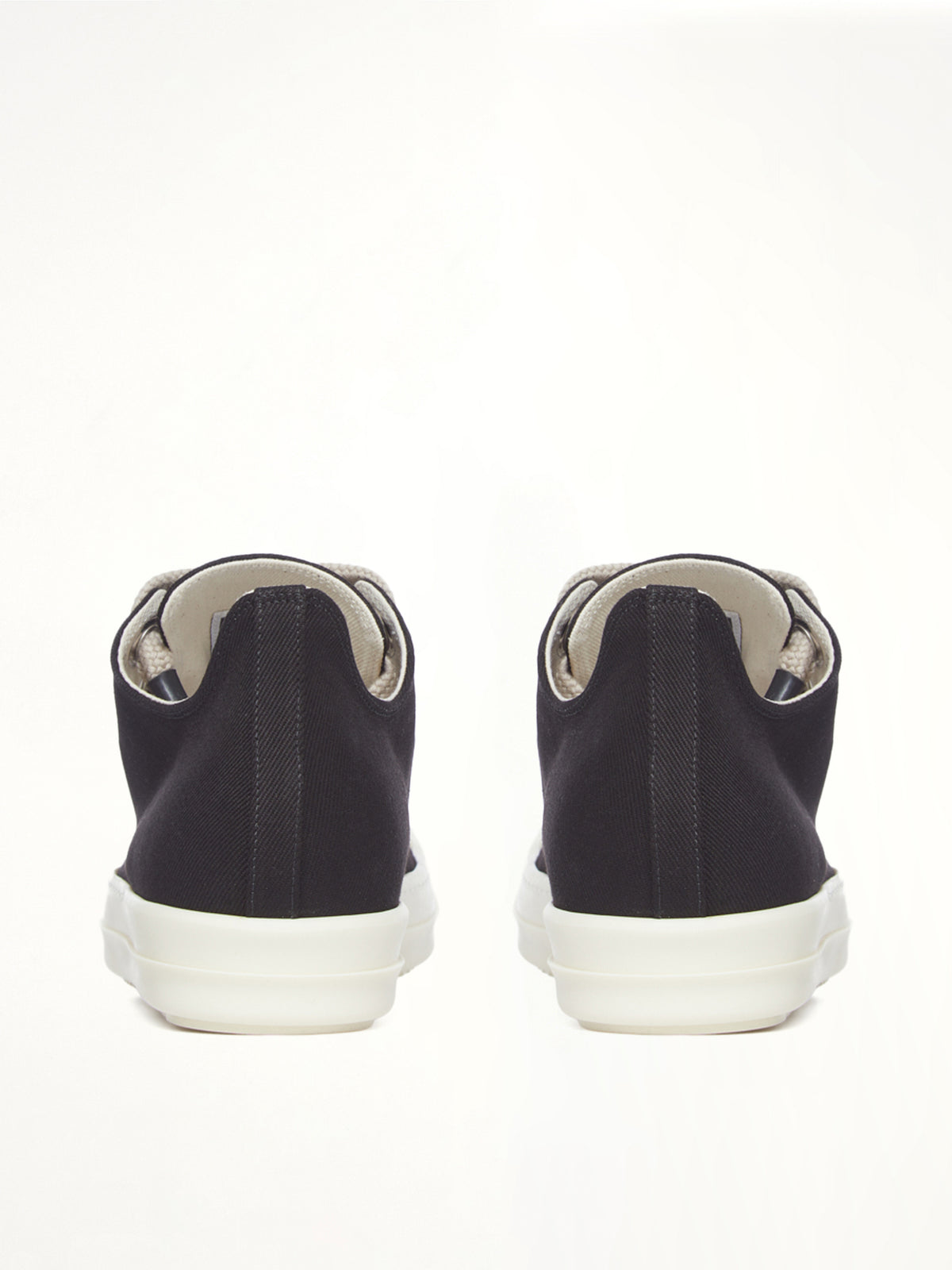 Jumbolace Low Sneaks in Black/Milk  | RICK OWENS DRKSHDW