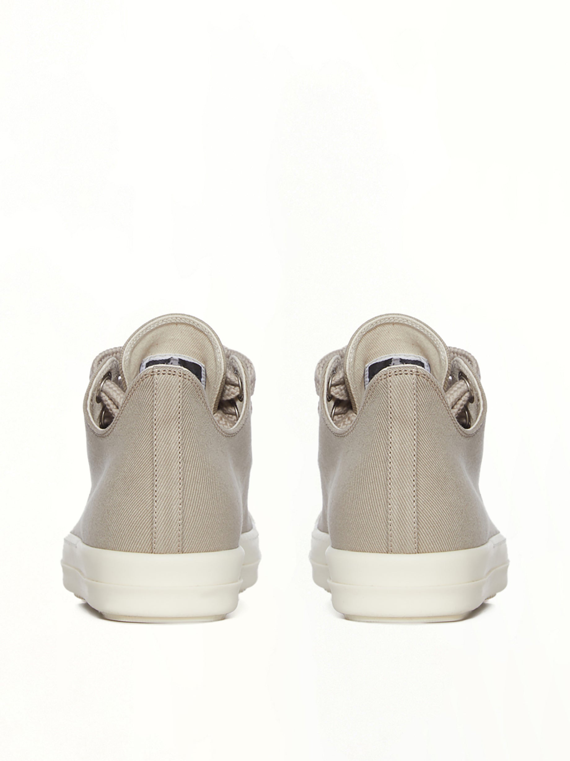 Jumbolace Low Sneaks in Dirty Pearl/Milk  | RICK OWENS DRKSHDW