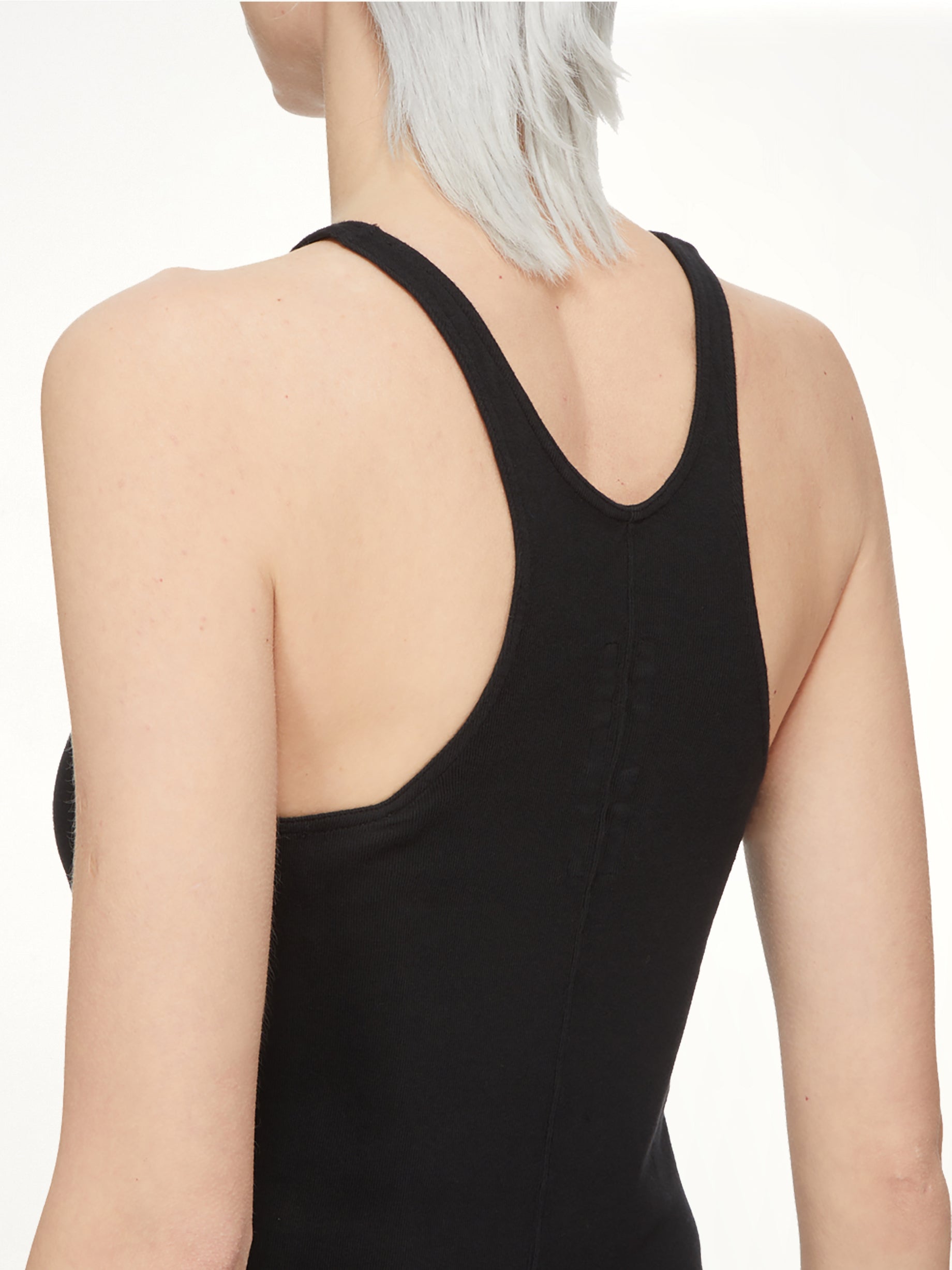 Racer Back Tank in Black