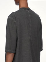 Pentagram Print Walrus T-Shirt in Faded Black