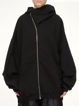 Furka Jersey Mountain Hun Hoodie in Black