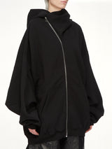 Furka Jersey Mountain Hun Hoodie in Black