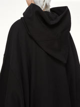 Furka Jersey Mountain Hun Hoodie in Black