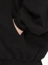 Furka Jersey Mountain Hun Hoodie in Black