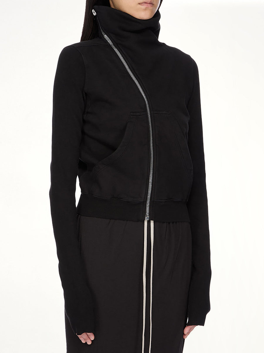 Furka Jersey Mountain Sweatshirt in Black