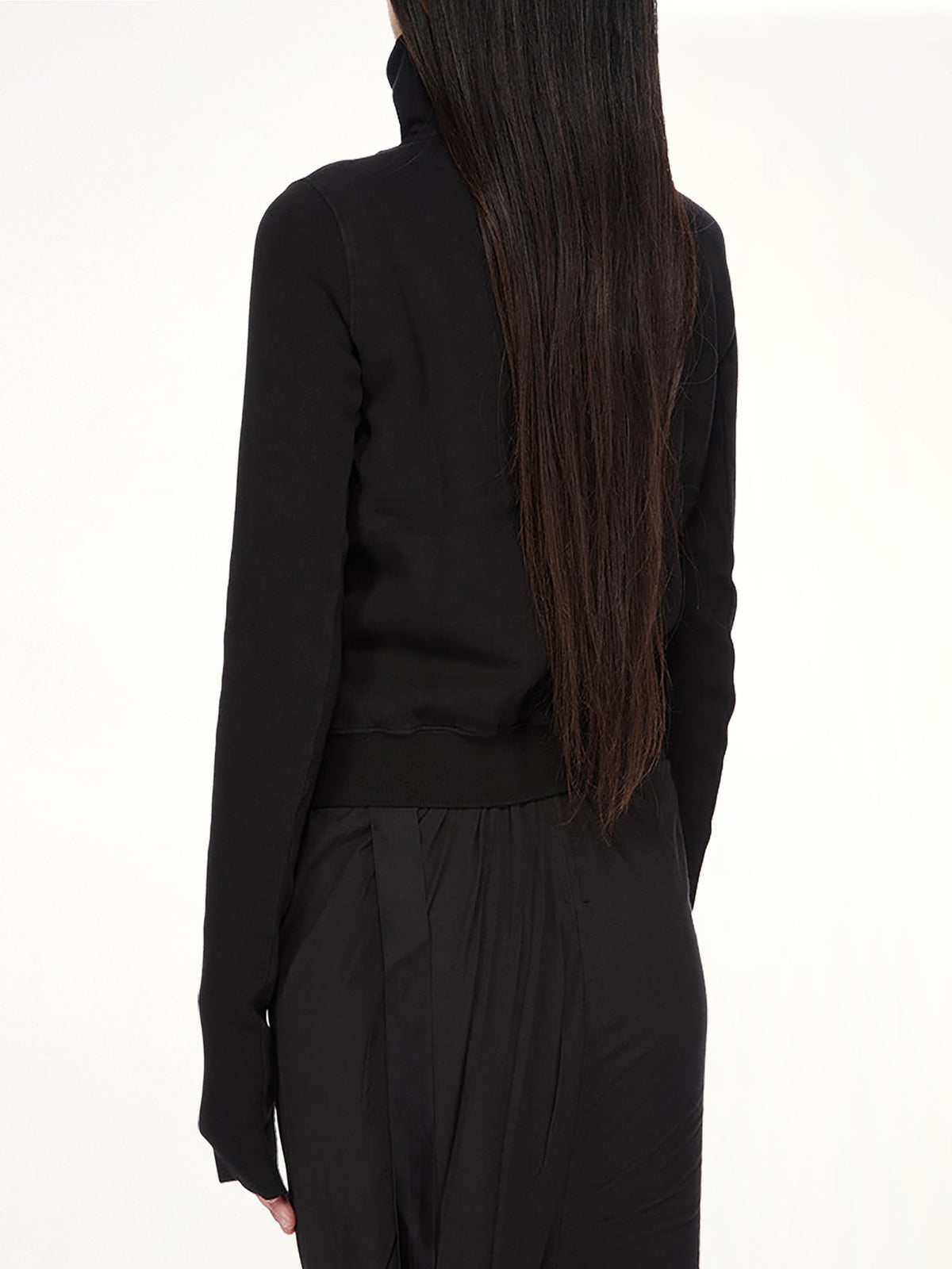 Furka Jersey Mountain Sweatshirt in Black