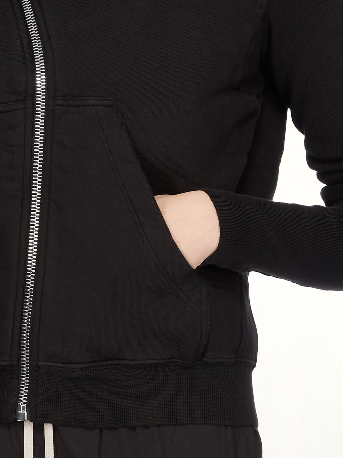 Furka Jersey Mountain Sweatshirt in Black