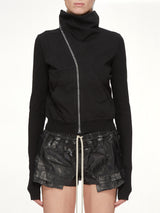 Compact Jersey Mountain Sweatshirt in Black