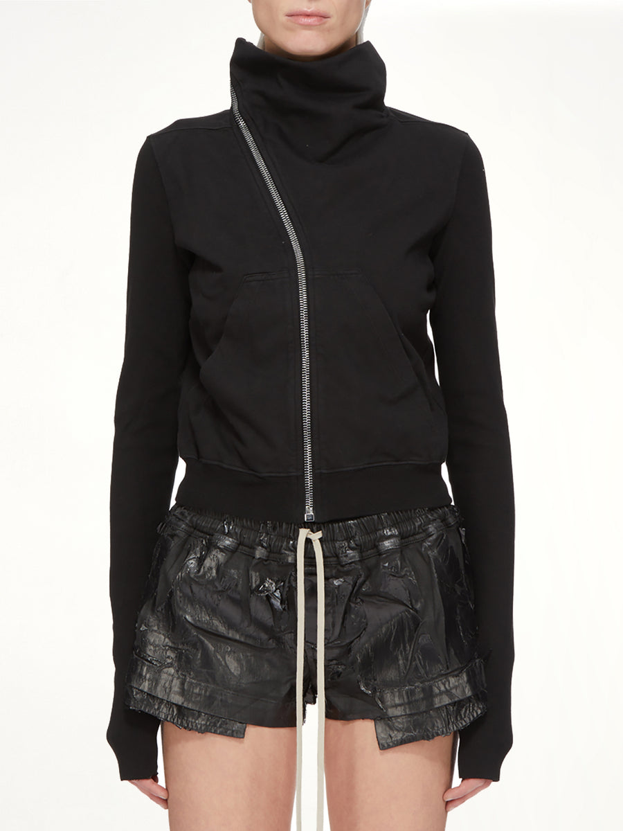 Compact Jersey Mountain Sweatshirt in Black