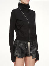Compact Jersey Mountain Sweatshirt in Black