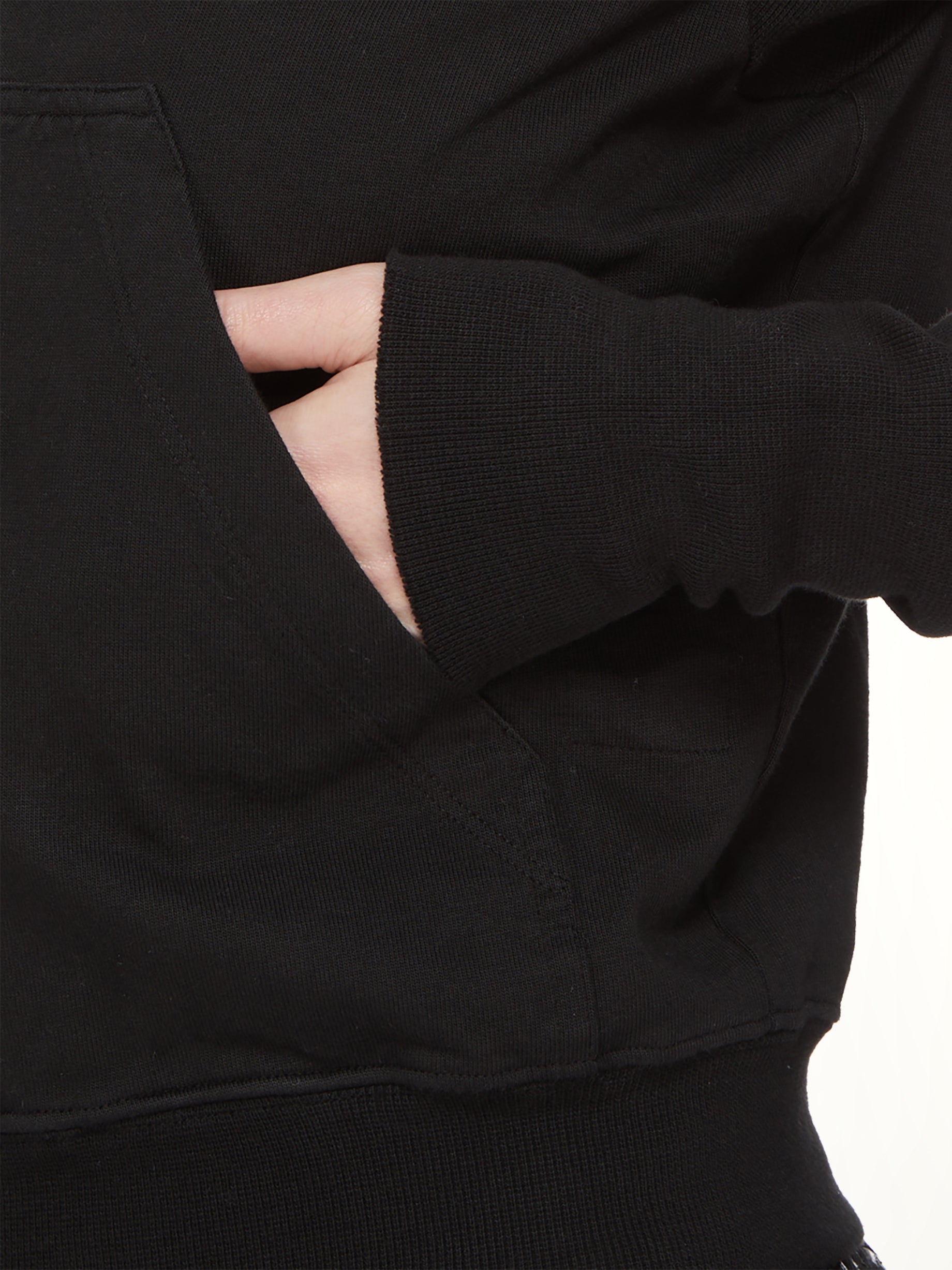 Compact Jersey Mountain Sweatshirt in Black