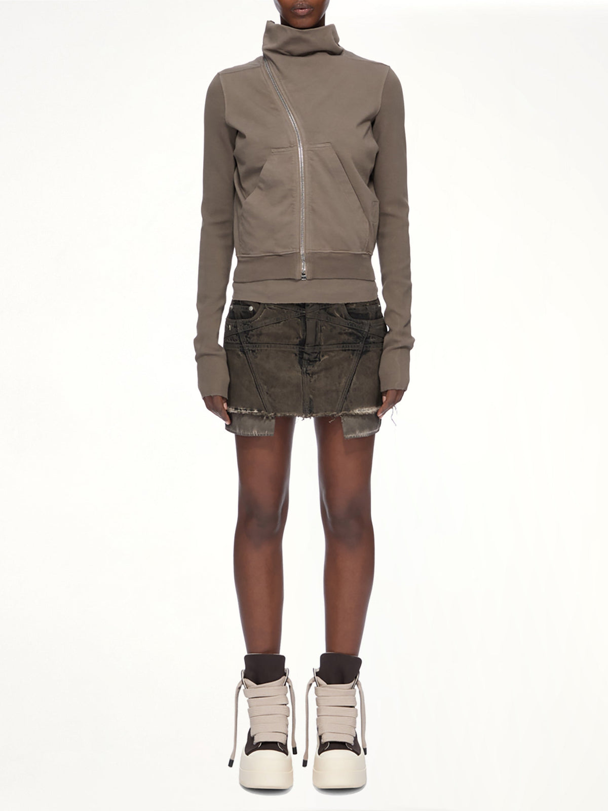 Compact Jersey Mountain Sweatshirt in Dust