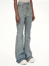 Stretch Denim Bolan Bootcut in Mieral Indigo