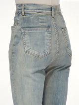 Stretch Denim Bolan Bootcut in Mieral Indigo