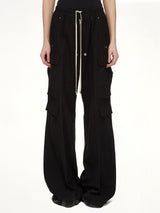 Flannel Double Cargo Jumbo Belas in Black