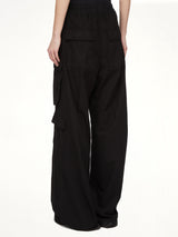 Flannel Double Cargo Jumbo Belas in Black