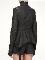 Stretch Denim Naska Gary Jacket in Black Wax