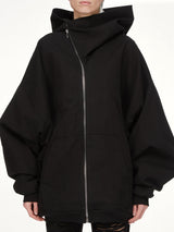 Mountain Hun Hooded Jacket in Black