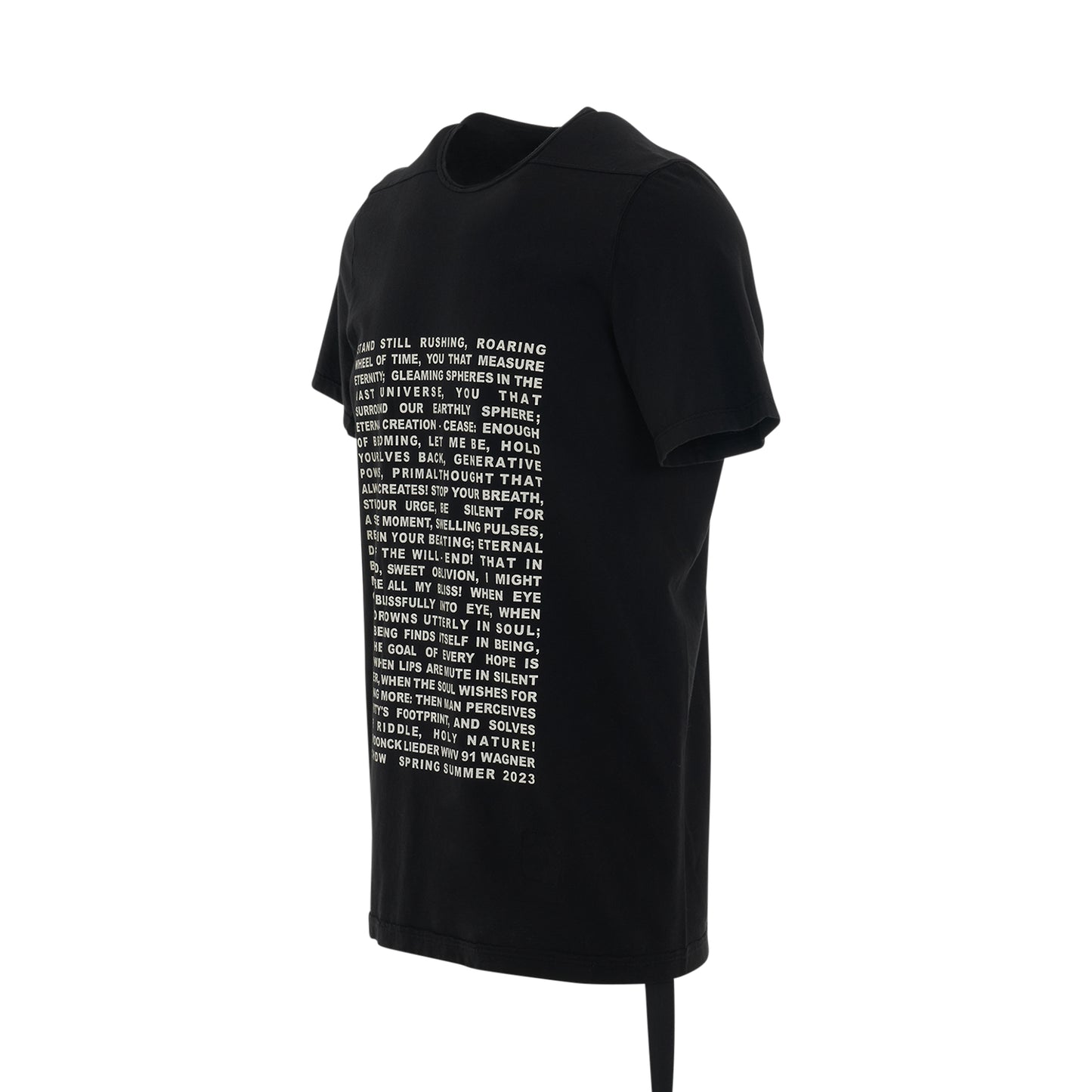 DRKSHDW Level T Knit T-Shirt in Black/Milk