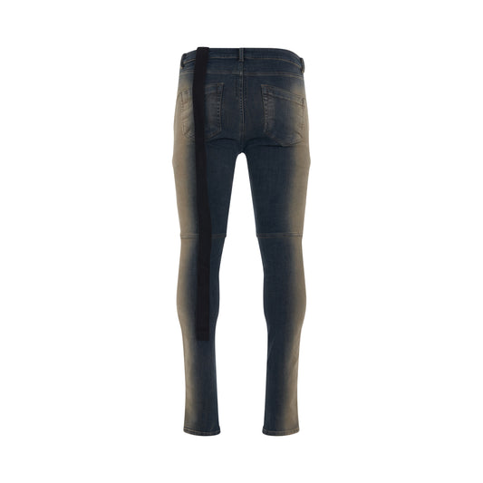 DRKSHDW Easy Nagakin Joggers Denim Pants in Mineral Pearl