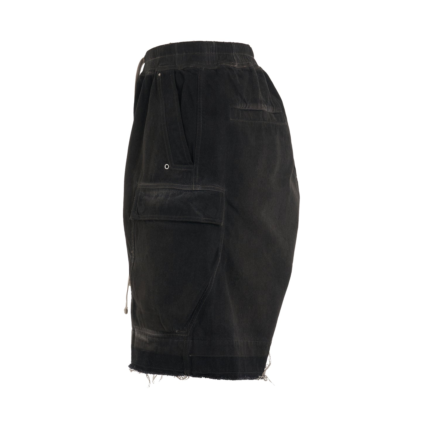 DRKSHDW Cargobela Denim Shorts in Dark Dust