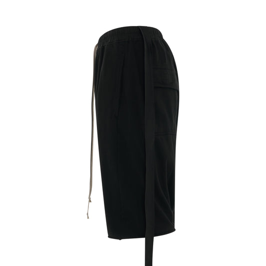 DRKSHDW Gimp Drawstring Pods Knit Shorts in Black