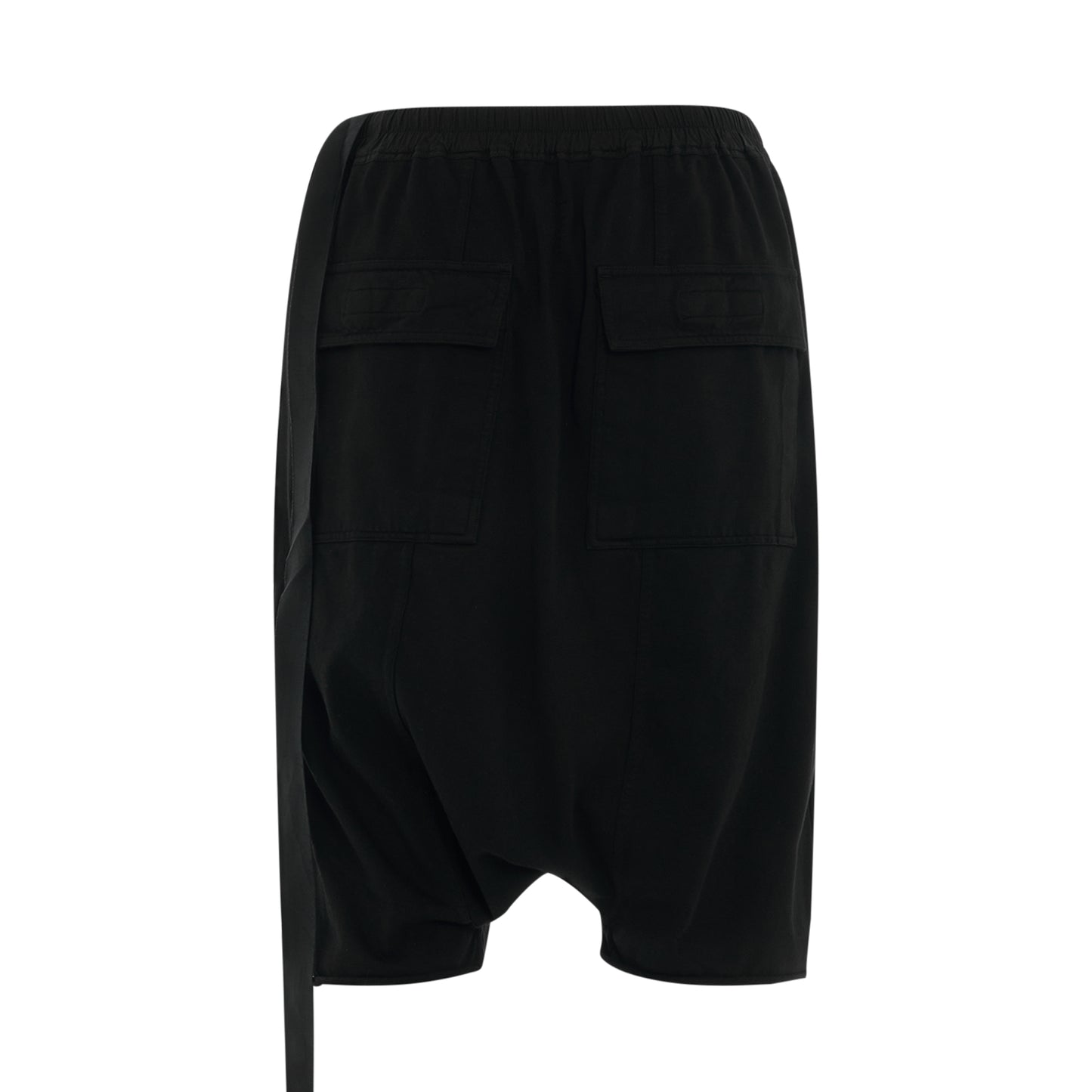 DRKSHDW Gimp Drawstring Pods Knit Shorts in Black