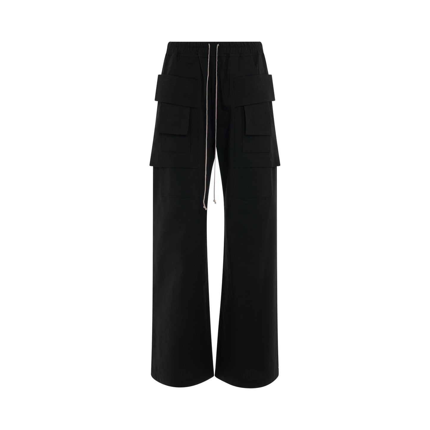 DRKSHDW Creatch Cargo Drawstring Woven Pants in Black