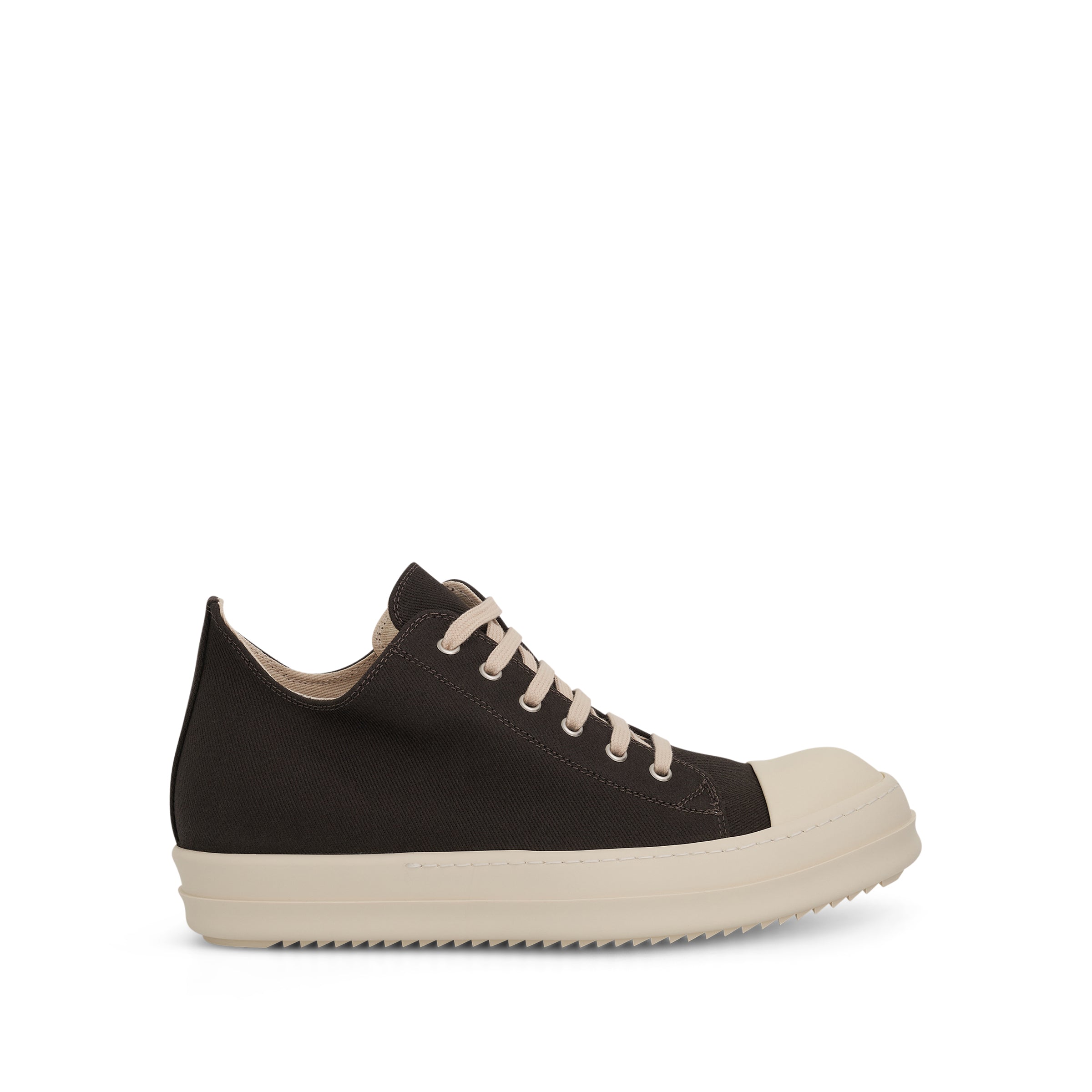 DRKSHDW Low Denim Sneakers in Dark Dust/Milk