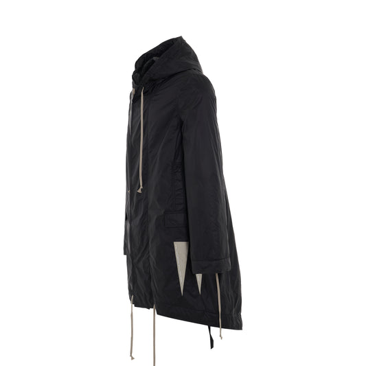 DRKSHDW Fishtail Padded Coat in Black