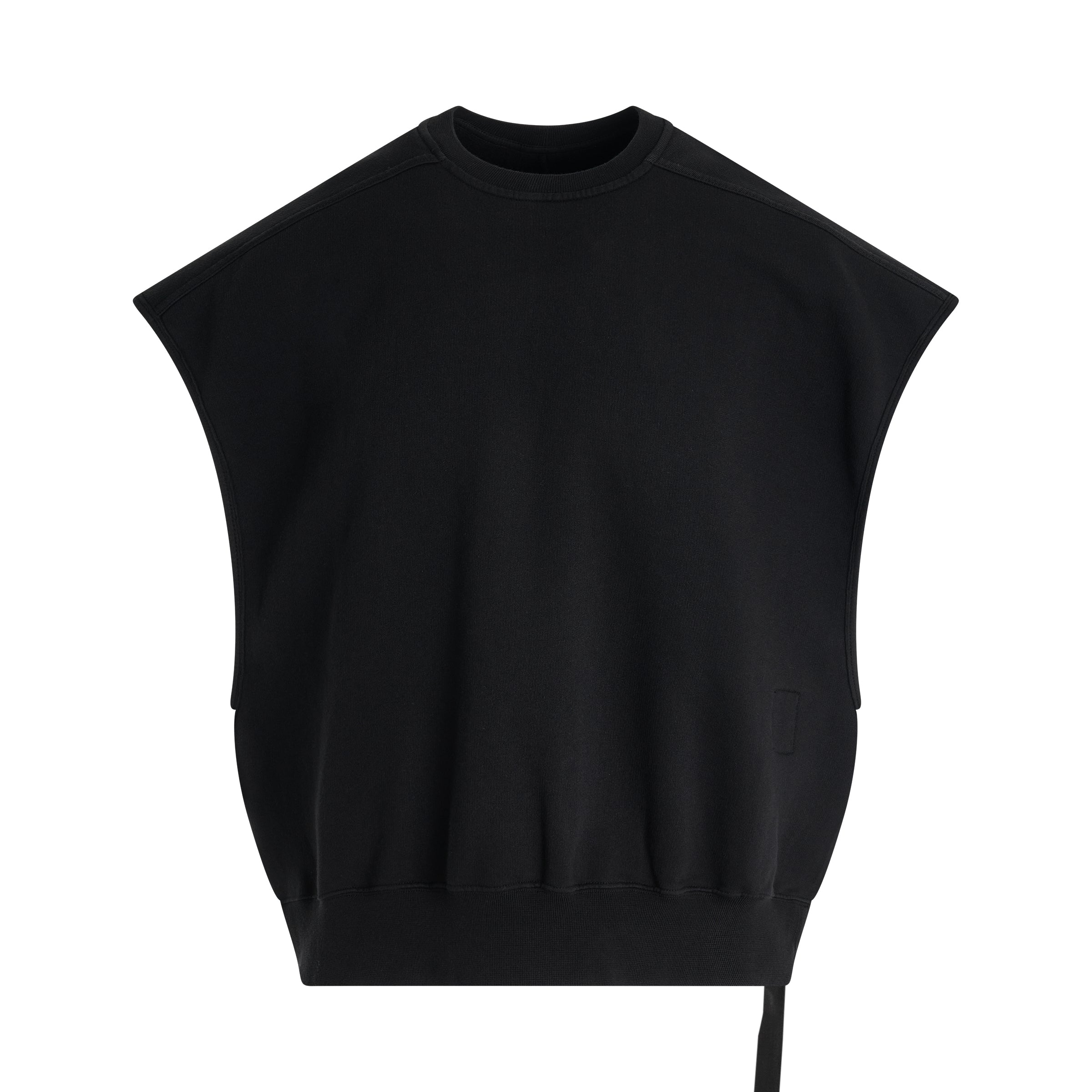 Sleeveless Jumbo Tatlin Sweatshirt in Black