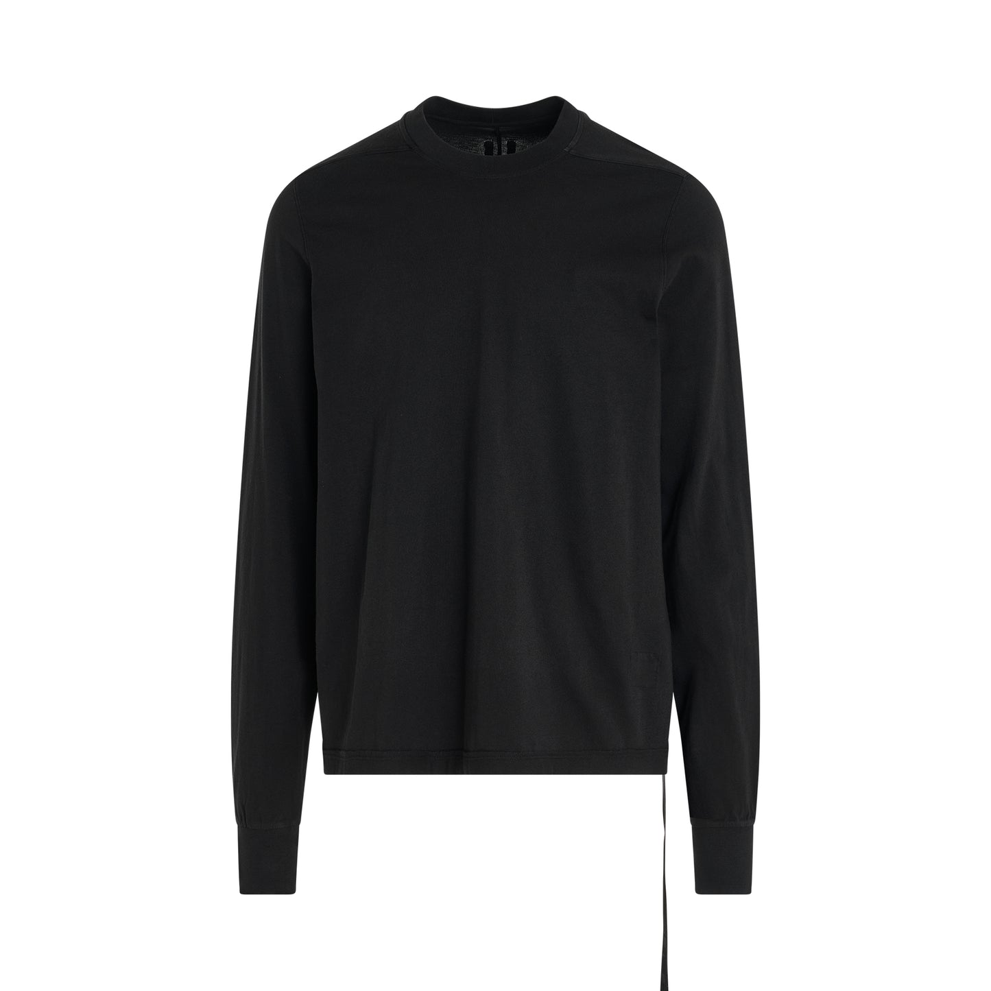 Cotton Crewneck Sweatshirt in Black