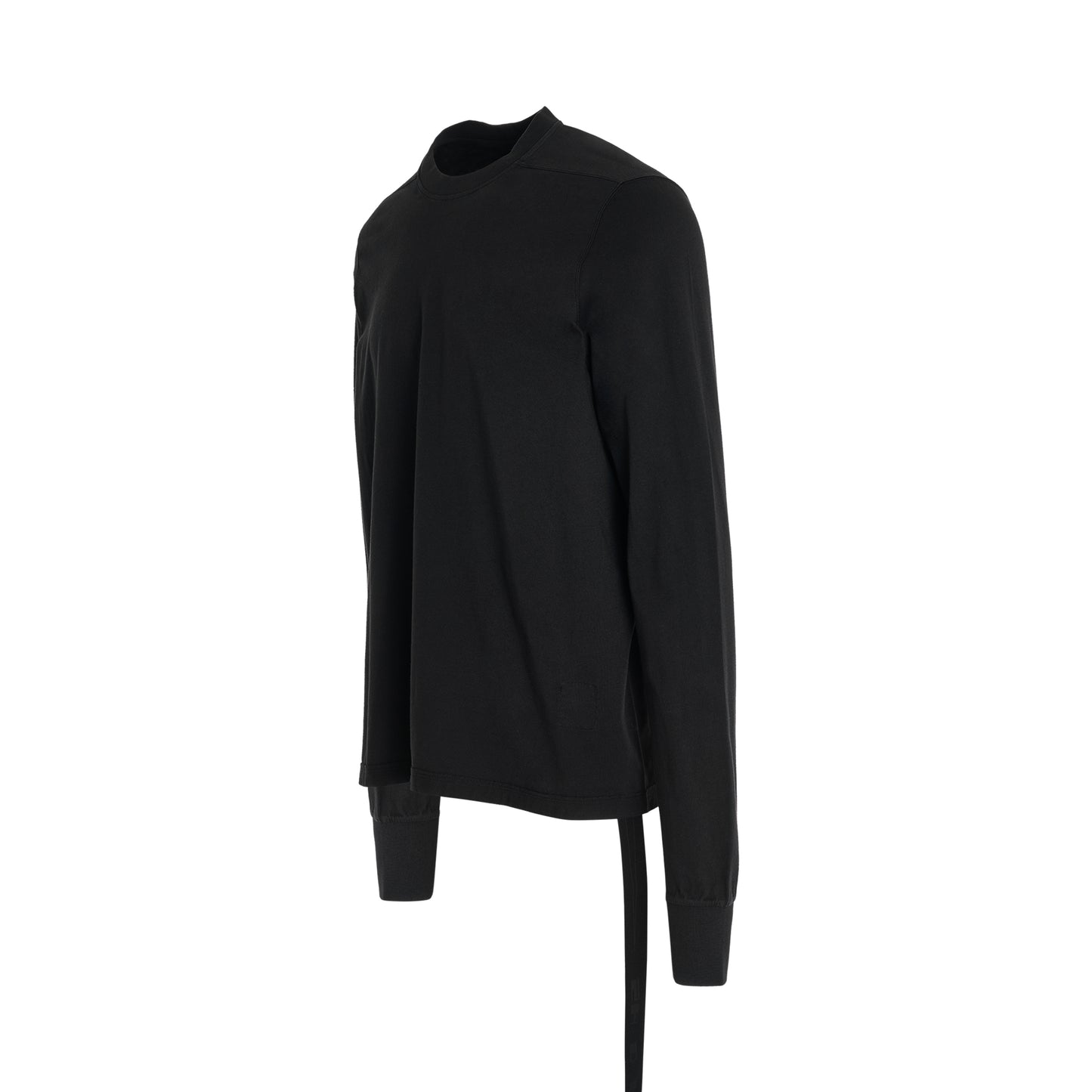 Cotton Crewneck Sweatshirt in Black