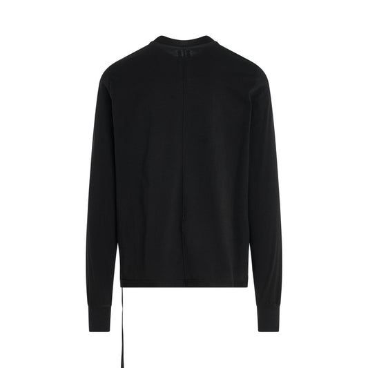 Cotton Crewneck Sweatshirt in Black