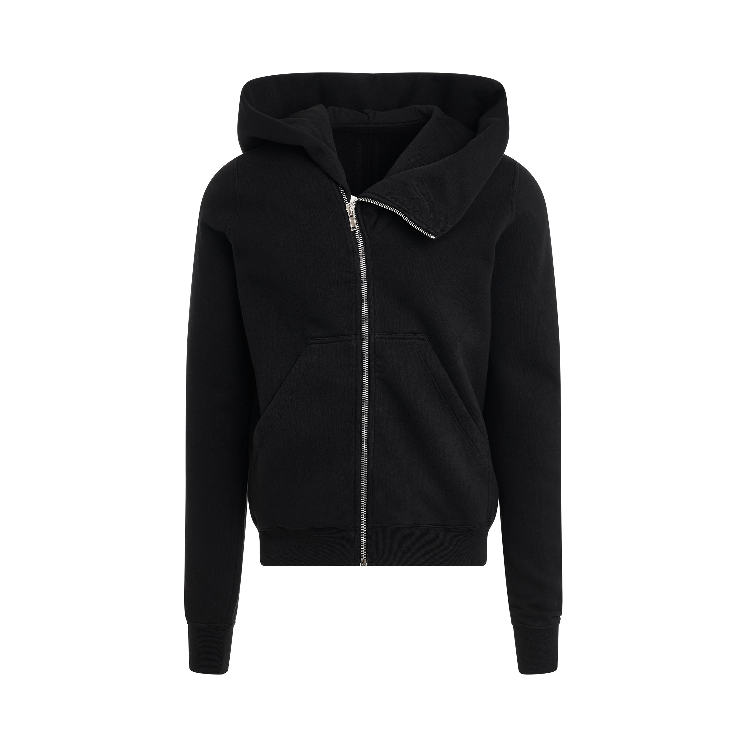 Heavy Cotton Mountain Hoodie in Black