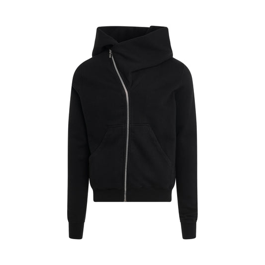 Heavy Cotton Mountain Hoodie in Black