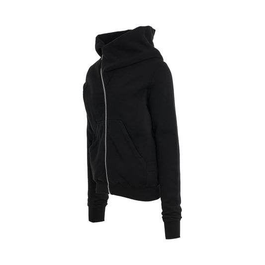 Heavy Cotton Mountain Hoodie in Black