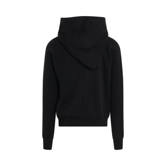 Heavy Cotton Mountain Hoodie in Black